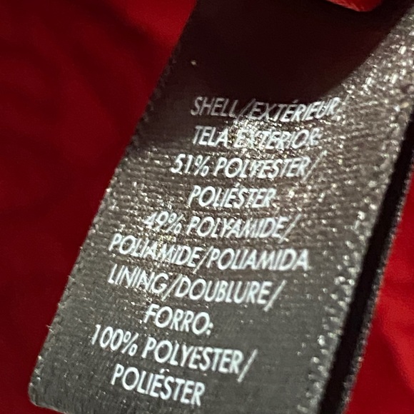 Ann Taylor red pleated circle skirt. - Picture 8 of 8